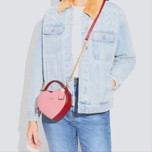 Coach heart crossbody